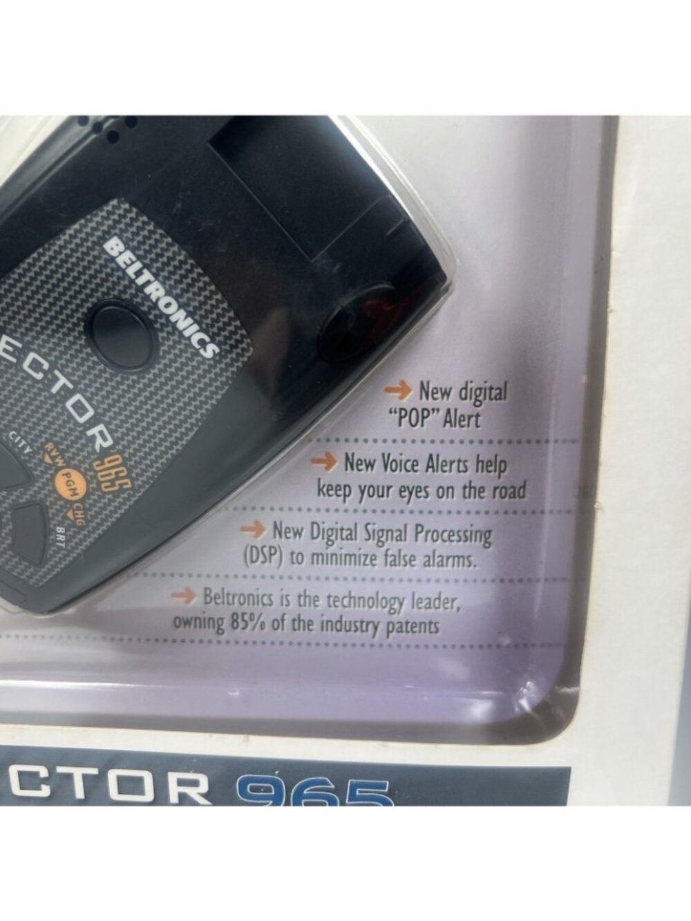 Beltronics Vector 965 V965 Radar Laser Detector New Open Box New Old Stock NOS - Picture 2 of 9